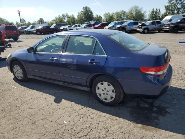 HONDA ACCORD LX 2004 blue  gas 1HGCM563X4A087679 photo #3