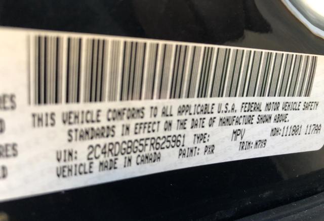 2015 DODGE GRAND CARA 2C4RDGBG5FR625961