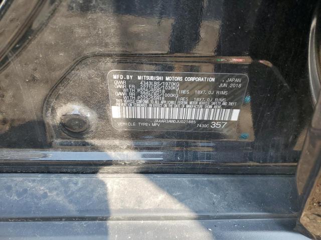 2018 MITSUBISHI OUTLANDER JA4AR3AW0JU021885