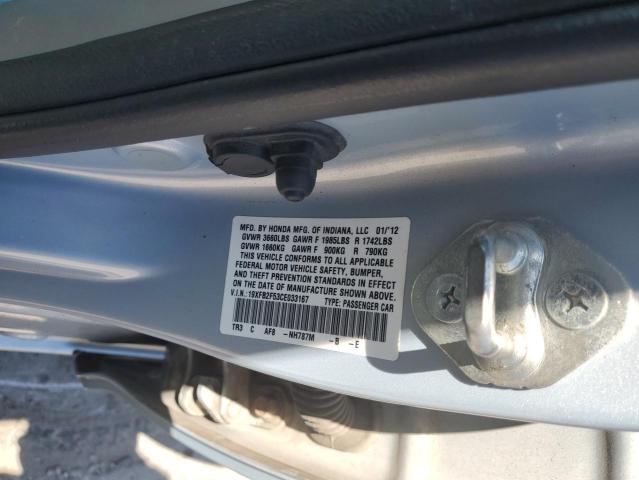 2012 HONDA CIVIC LX - 19XFB2F53CE033167