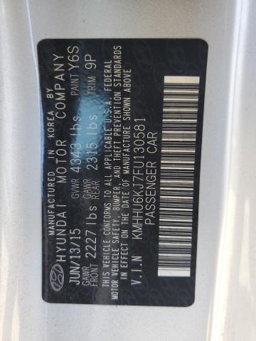 2015 HYUNDAI GENESIS CO KMHHU6KJ7FU130581