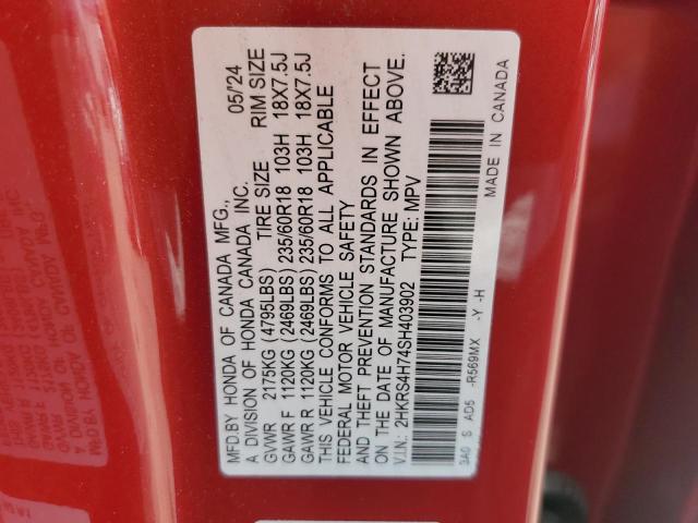 2025 HONDA CR-V EXL 2HKRS4H74SH403902