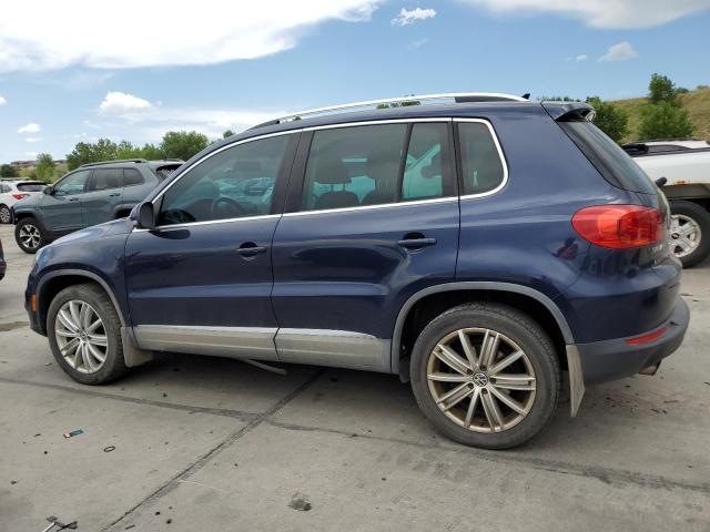 VOLKSWAGEN TIGUAN S 2015 blue  gas WVGBV7AX8FW552118 photo #3