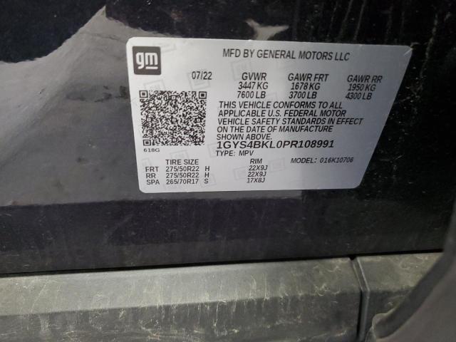 2023 CADILLAC ESCALADE P 1GYS4BKL0PR108991
