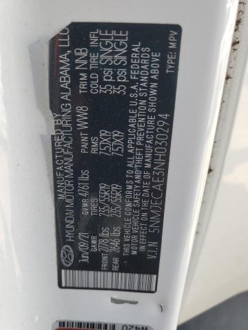 2022 HYUNDAI TUCSON LIM - 5NMJECAE3NH030294