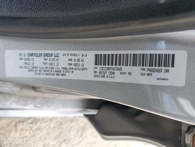 2015 CHRYSLER 200 LIMITED 1C3CCCAB7FN572026