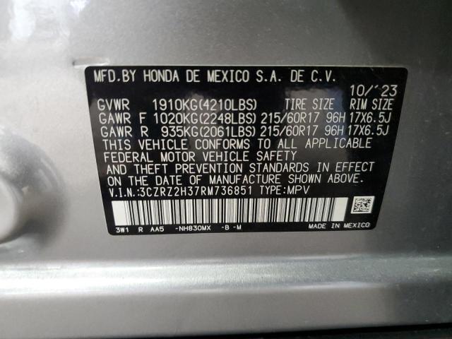 2024 HONDA HR-V LX 3CZRZ2H37RM736851
