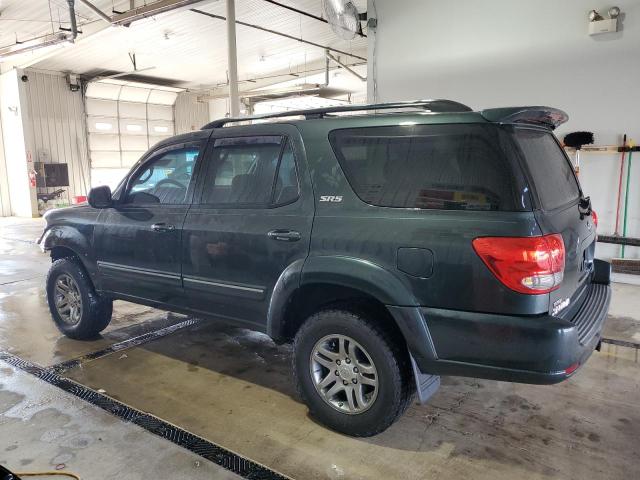 TOYOTA SEQUOIA SR 2007 green  gas 5TDBT44A17S289018 photo #3