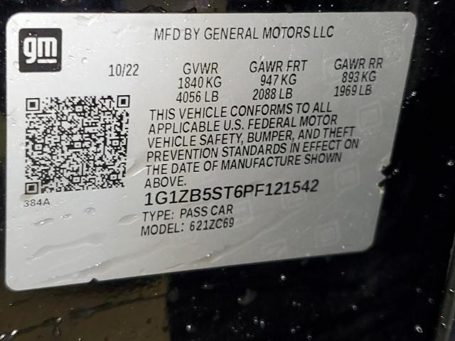 2023 CHEVROLET MALIBU LS 1G1ZB5ST6PF121542