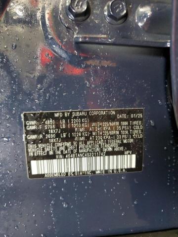 2025 SUBARU OUTBACK LI 4S4BTANC4S3211742