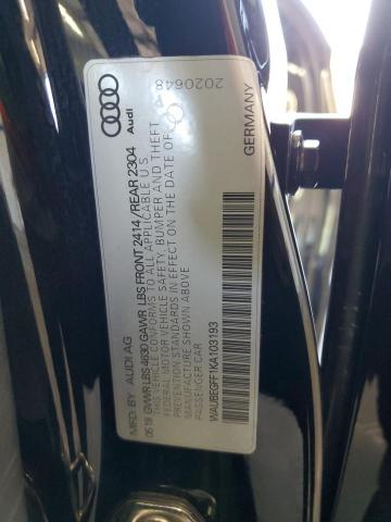 2019 AUDI A3 PREMIUM WAUBEGFF1KA103193