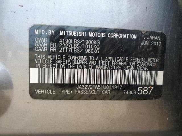 2017 MITSUBISHI LANCER ES JA32V2FW5HU014917