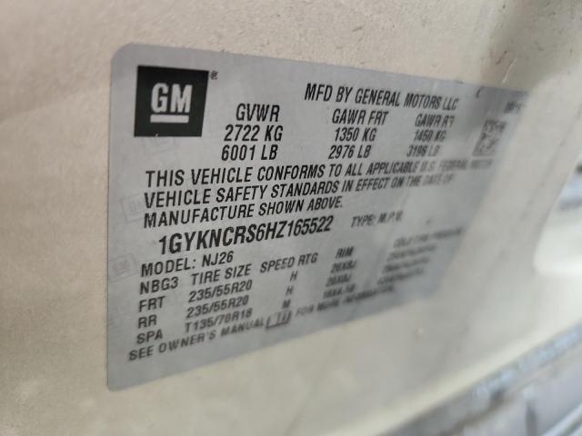 2017 CADILLAC XT5 PREMIUM LUXURY 1GYKNCRS6HZ165522