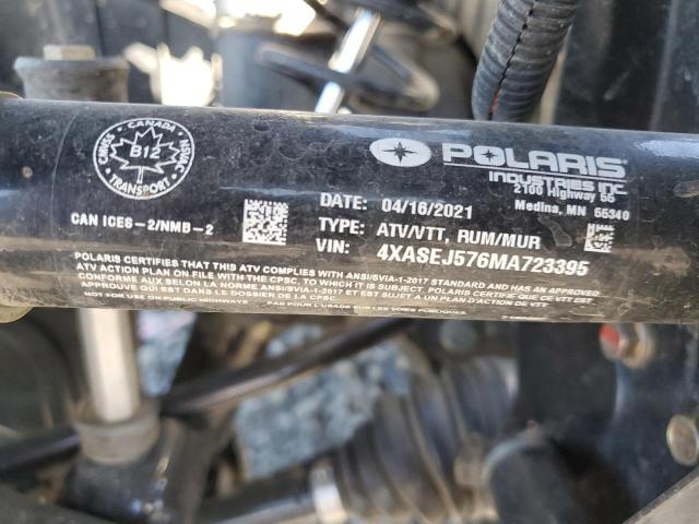 2021 POLARIS SPORTSMAN 4XASEJ576MA723395