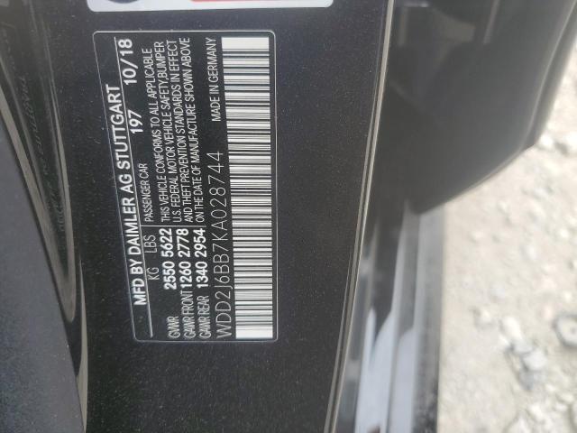 2019 MERCEDES-BENZ CLS AMG 53 WDD2J6BB7KA028744