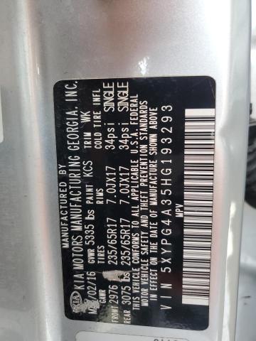 2017 KIA SORENTO LX - 5XYPG4A35HG193293