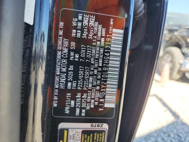 2017 HYUNDAI SANTA FE S - 5XYZTDLB2HG413191