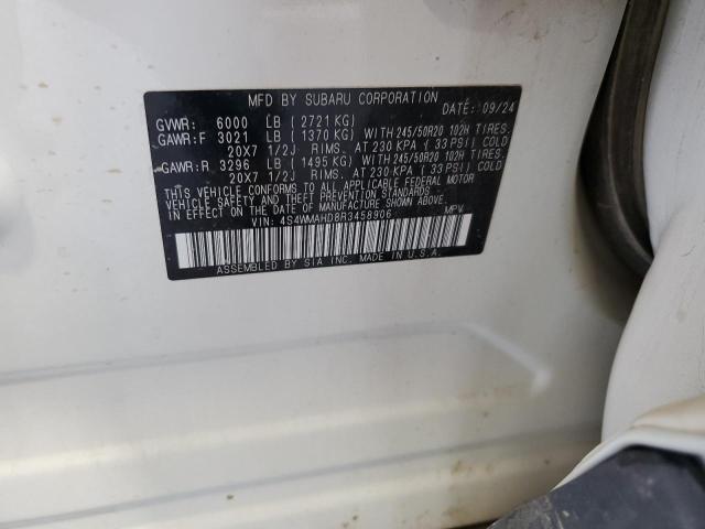 2024 SUBARU ASCENT ONY 4S4WMAHD8R3458906