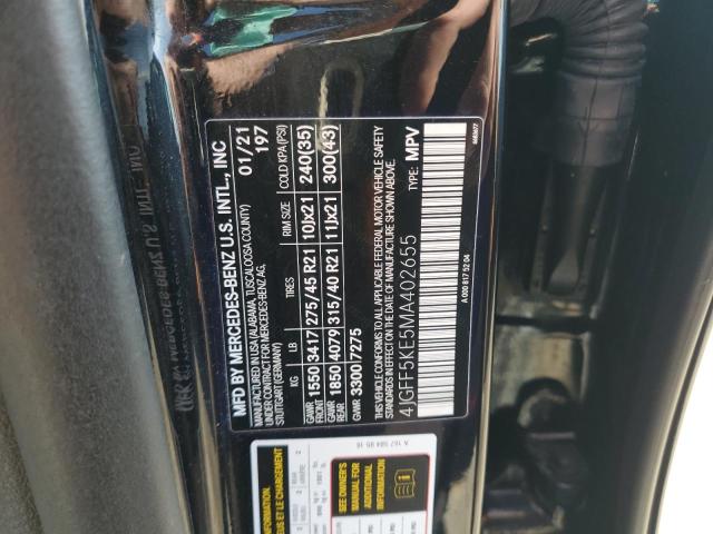 2021 MERCEDES-BENZ GLS 450 4M 4JGFF5KE5MA402655