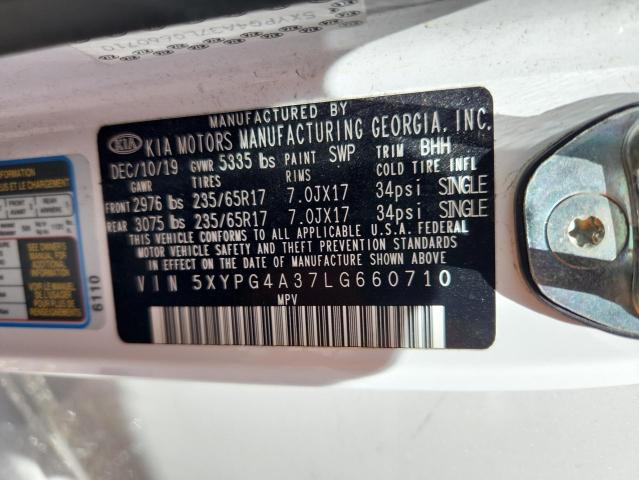 2020 KIA SORENTO L - 5XYPG4A37LG660710