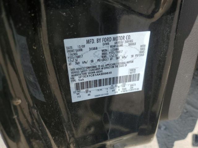 2010 FORD F150 SUPER CAB - 1FTEX1C81AKB59835