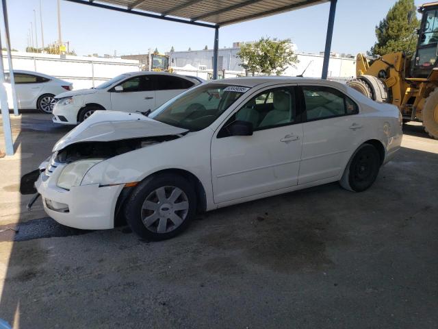 FORD FUSION S 2009 white  gas 3FAHP06Z89R218470 photo #1