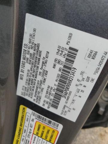 2017 FORD FUSION TIT 3FA6P0K90HR213419