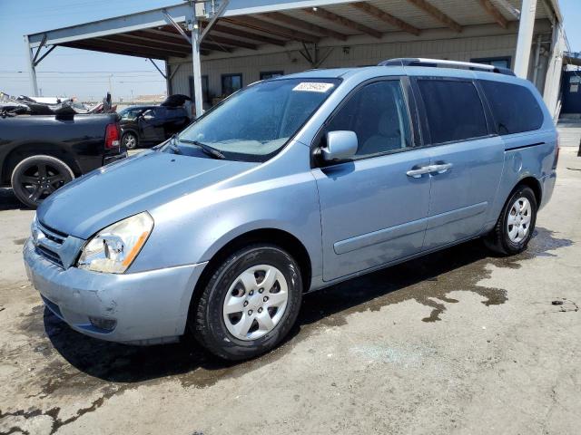 KIA SEDONA EX 2009 blue sports v gas KNDMB233496315066 photo #1