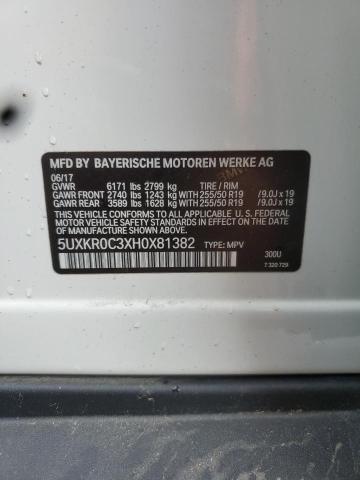 2017 BMW X5 XDRIVE3 5UXKR0C3XH0X81382