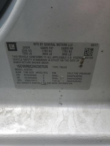 2017 CHEVROLET SILVERADO - 1GCVKREC2HZ367528