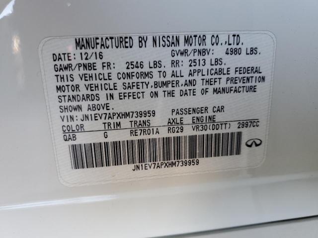 2017 INFINITI Q50 PREMIU JN1EV7APXHM739959