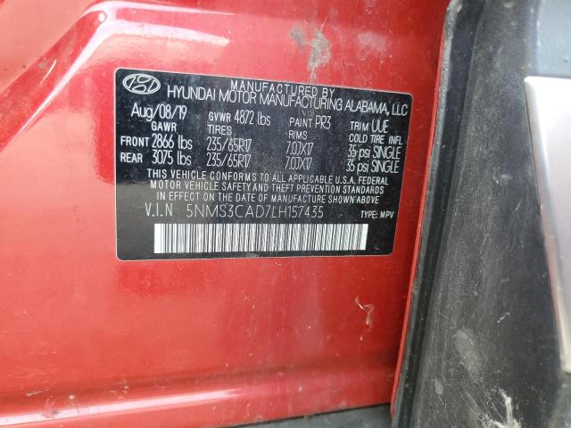 2020 HYUNDAI SANTA FE S - 5NMS3CAD7LH157435
