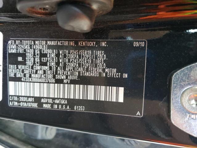 2010 TOYOTA VENZA - 4T3ZA3BB8AU037606