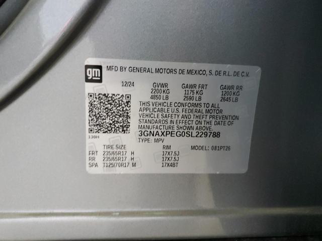 2025 CHEVROLET EQUINOX LT - 3GNAXPEG0SL229788