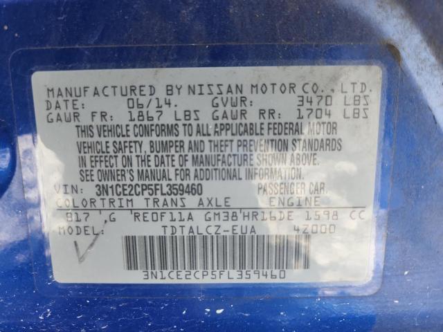 2015 NISSAN VERSA NOTE - 3N1CE2CP5FL359460