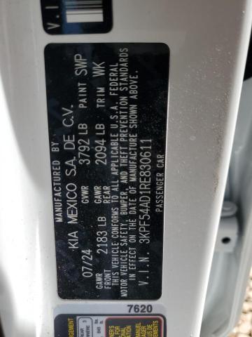 2024 KIA FORTE GT L 3KPF54AD1RE830611