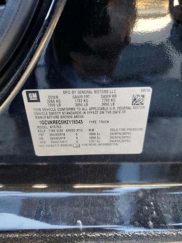 2017 CHEVROLET SILVERADO 1GCVKREC6HZ118343