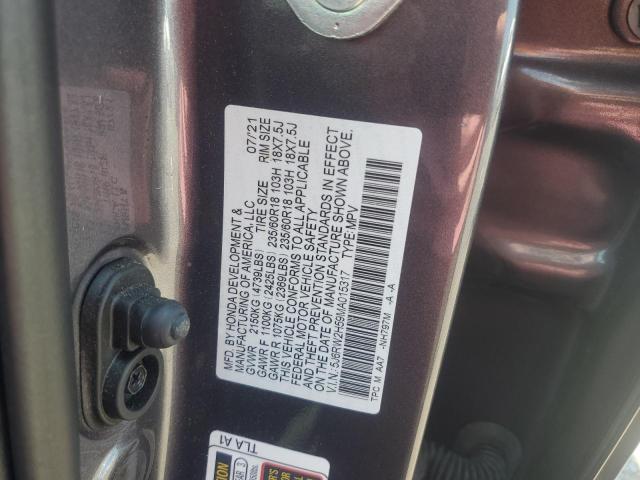 2021 HONDA CR-V EX 5J6RW2H59MA015317