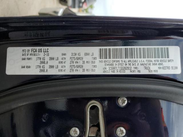 2016 RAM 1500 SLT - 3C6RR7LT1GG262912