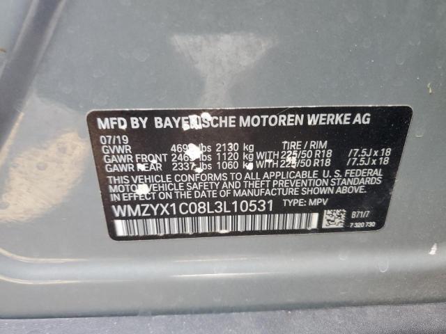 2020 MINI COOPER S C WMZYX1C08L3L10531
