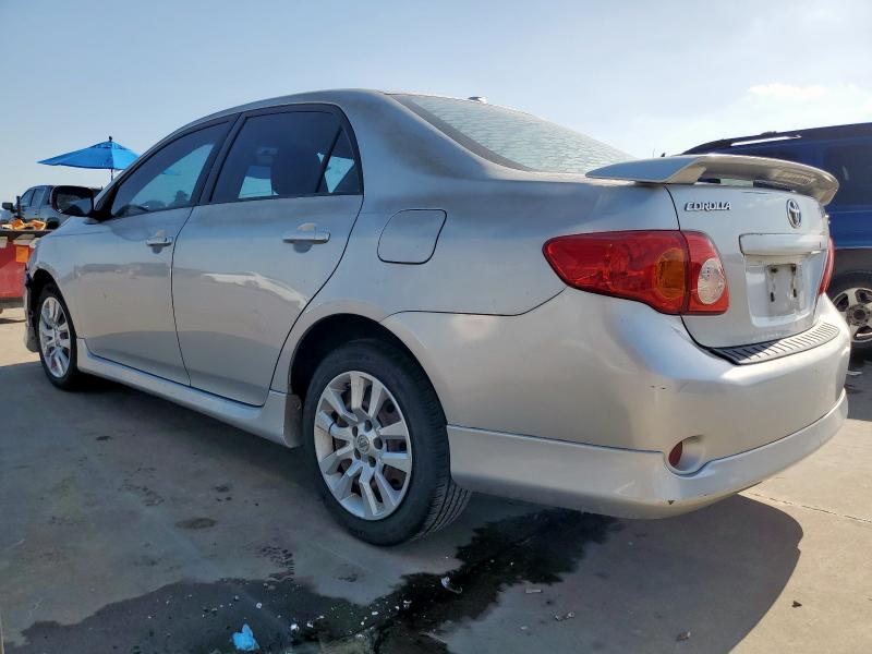 TOYOTA COROLLA BA 2009 silver sedan 4d gas 1NXBU40E99Z081632 photo #3