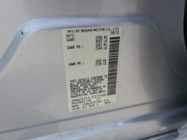 2018 NISSAN LEAF S 1N4AZ1CP1JC317560