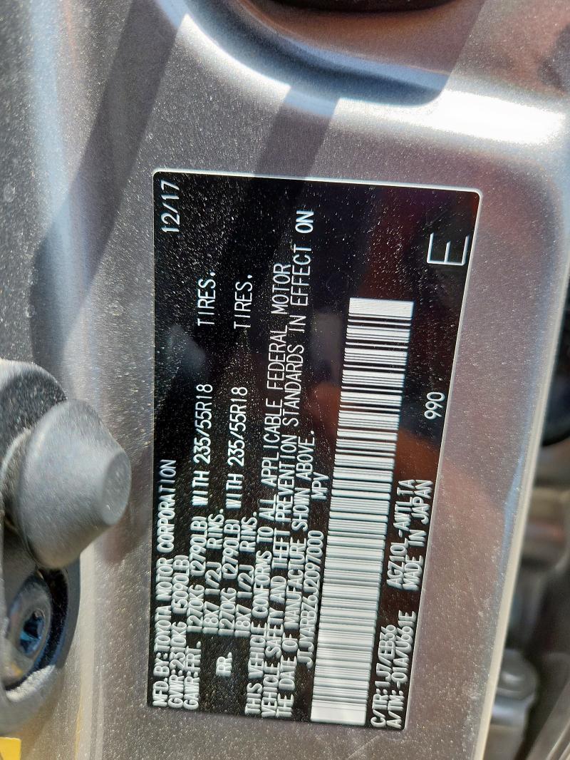 2018 LEXUS NX 300 BAS JTJYARBZ6J2097000