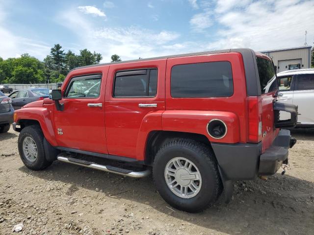 HUMMER H3 2007 red  gas 5GTDN13E678191704 photo #3