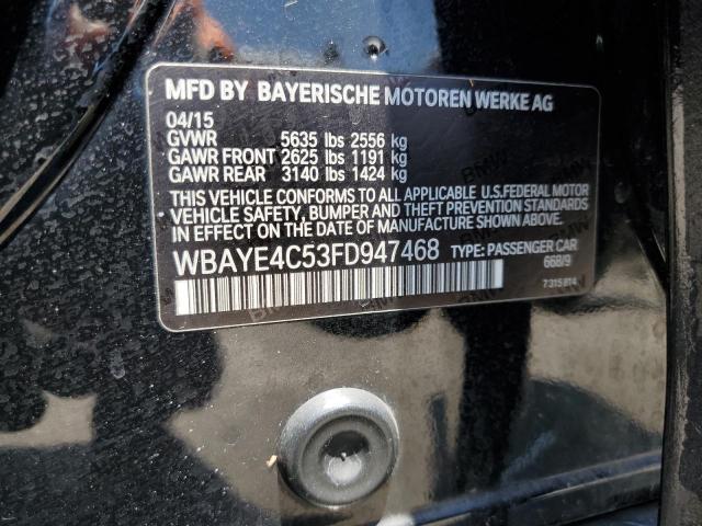 2015 BMW 740 LI WBAYE4C53FD947468