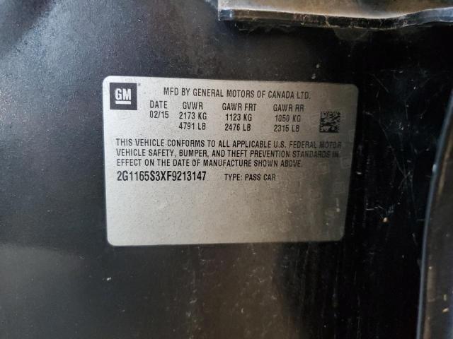 2015 CHEVROLET IMPALA LTZ 2G1165S3XF9213147