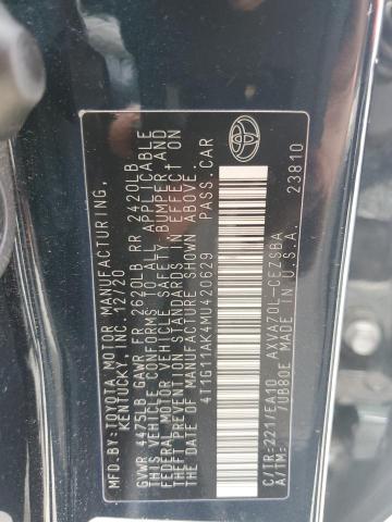 2021 TOYOTA CAMRY SE 4T1G11AK4MU420629