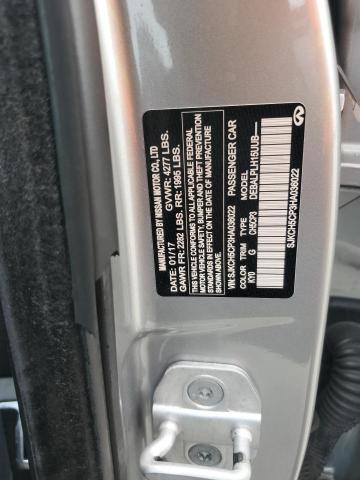 2017 INFINITI QX30 BASE SJKCH5CP3HA036022