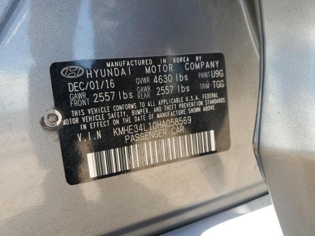 2017 HYUNDAI SONATA HYB - KMHE34L10HA058569