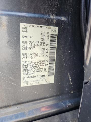 2019 NISSAN MURANO S - 5N1AZ2MS8KN139084